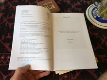 book interior, copyright page and dedication